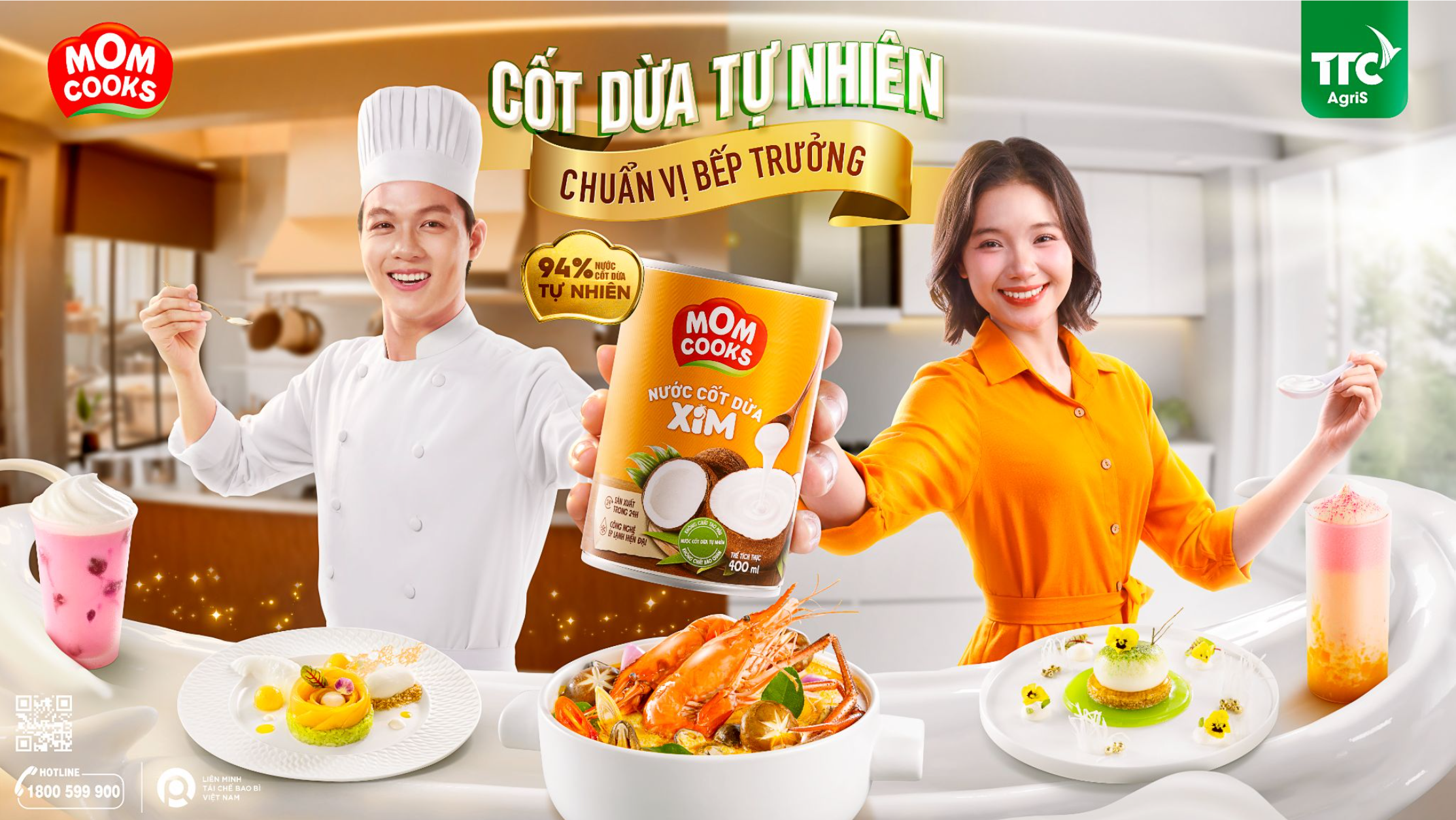 Key Visual Mom Cooks nước cốt dừa
