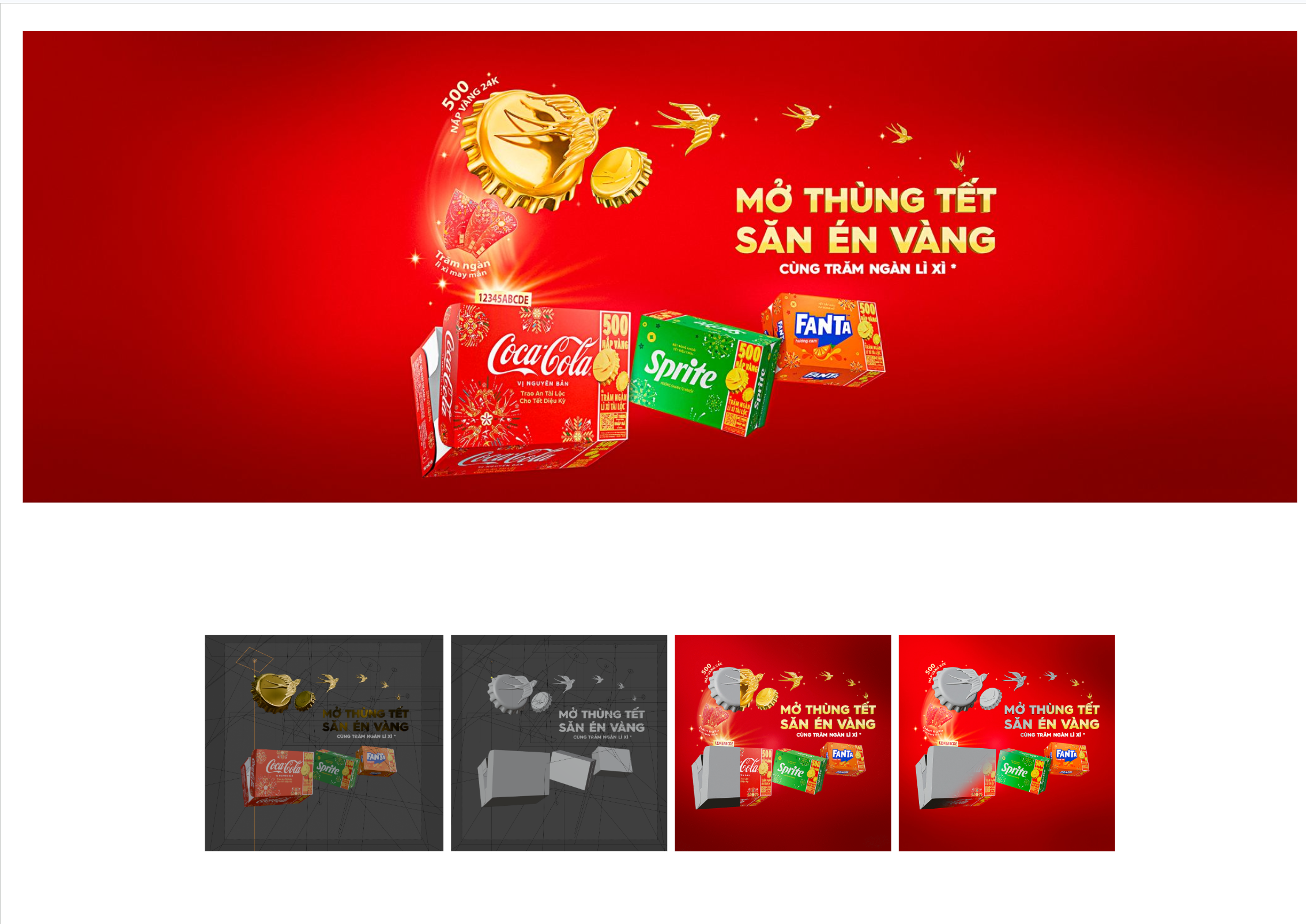 Case study Key Visual Coca-Cola Tết