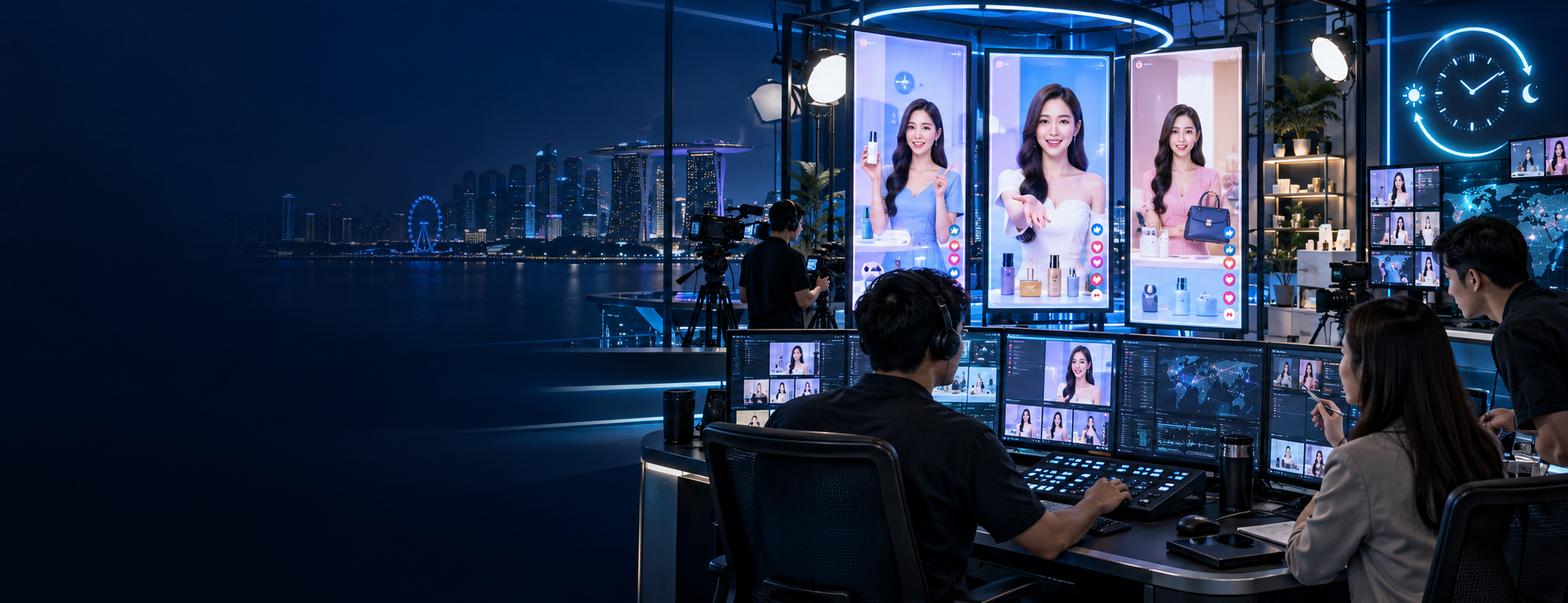 Hệ thống AI livestream vận hành liên tục 24/7