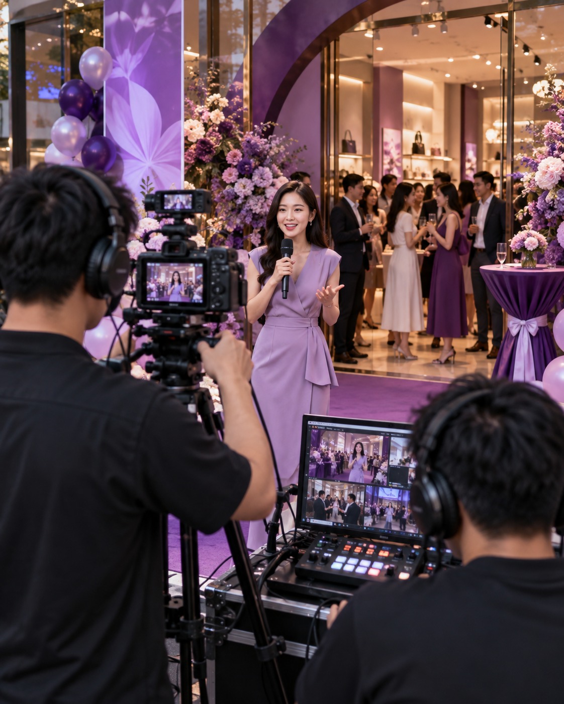 Livestream tại địa điểm